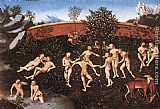 Ages Paintings - The Golden Age by Lucas Cranach the Elder